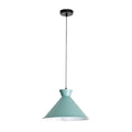 "Modern Hanglamp in Turquoise met Eenvoudig Design"