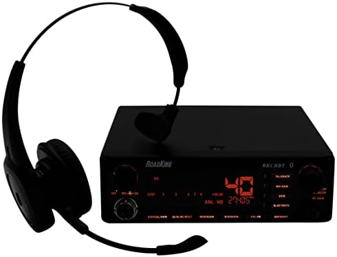 RoadKing RKCBBT Voice-Activated Hands-Free CB Radio with Bluetooth Headset and Microphone