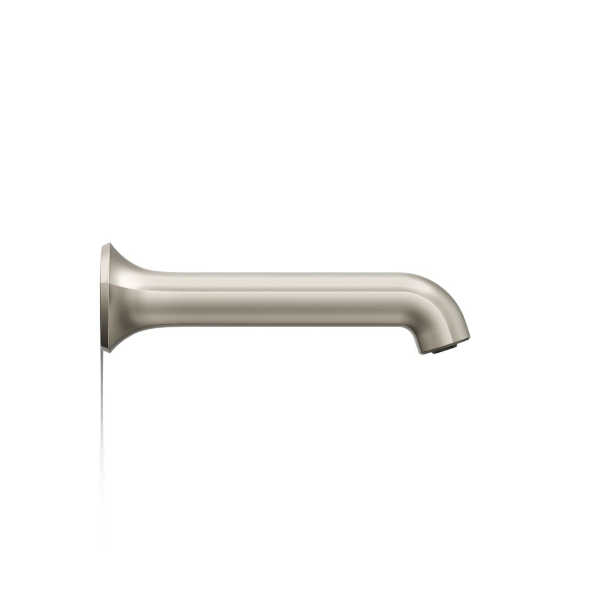 KOHLER 27115-2MB Occasion Wall-Mount 12" Bath Spout, Nondiverter Bathtub Spout with Slip-Fit Connection, Vibrant Brushed Moderne Brass