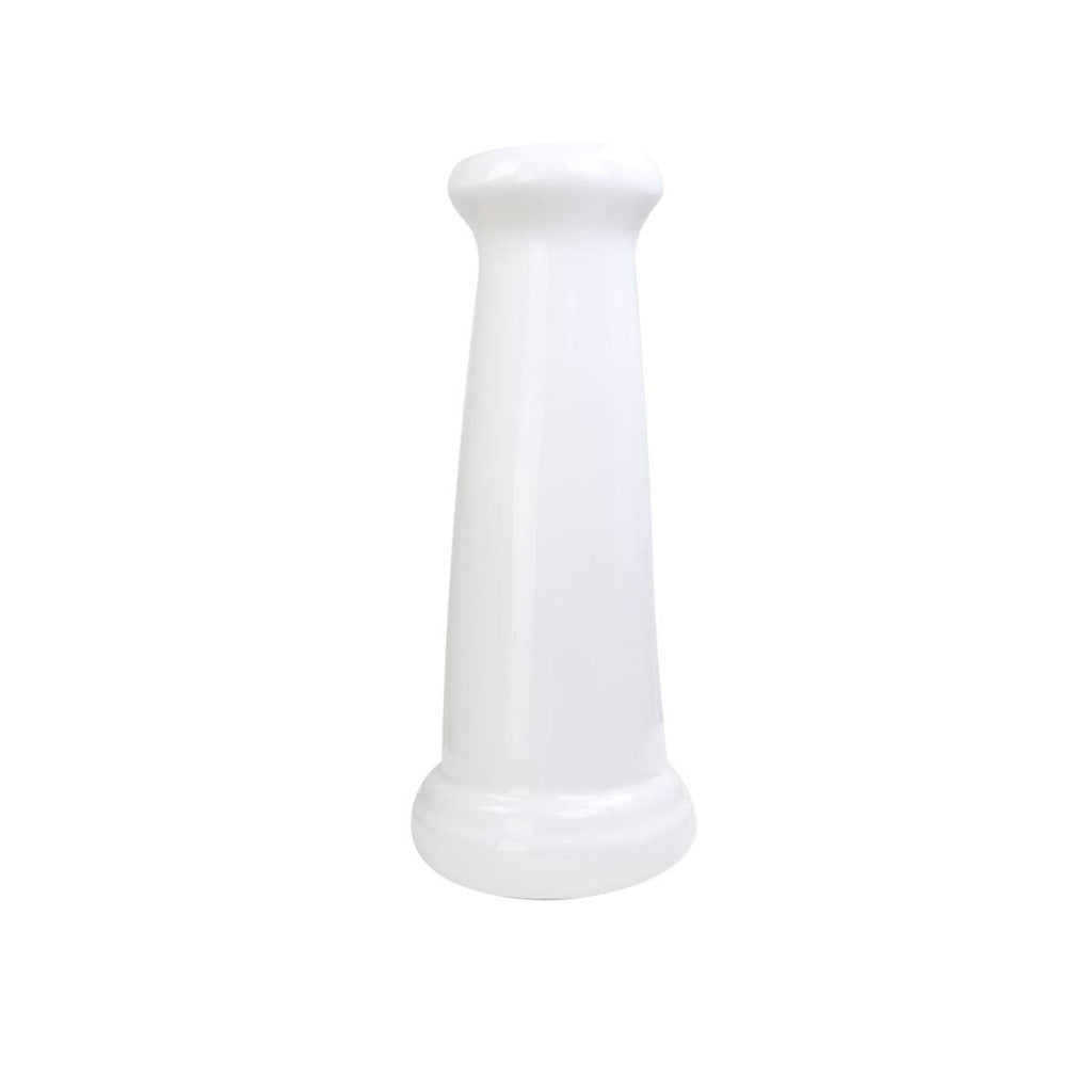Renovators Supply Manufacturing Ondine Space Saving 16" W x 33" H x 14.5" Proj. Small Bathroom Pedestal Sink, Vitreous China, with Overflow, Compatible with 4 in. Centerset Faucets