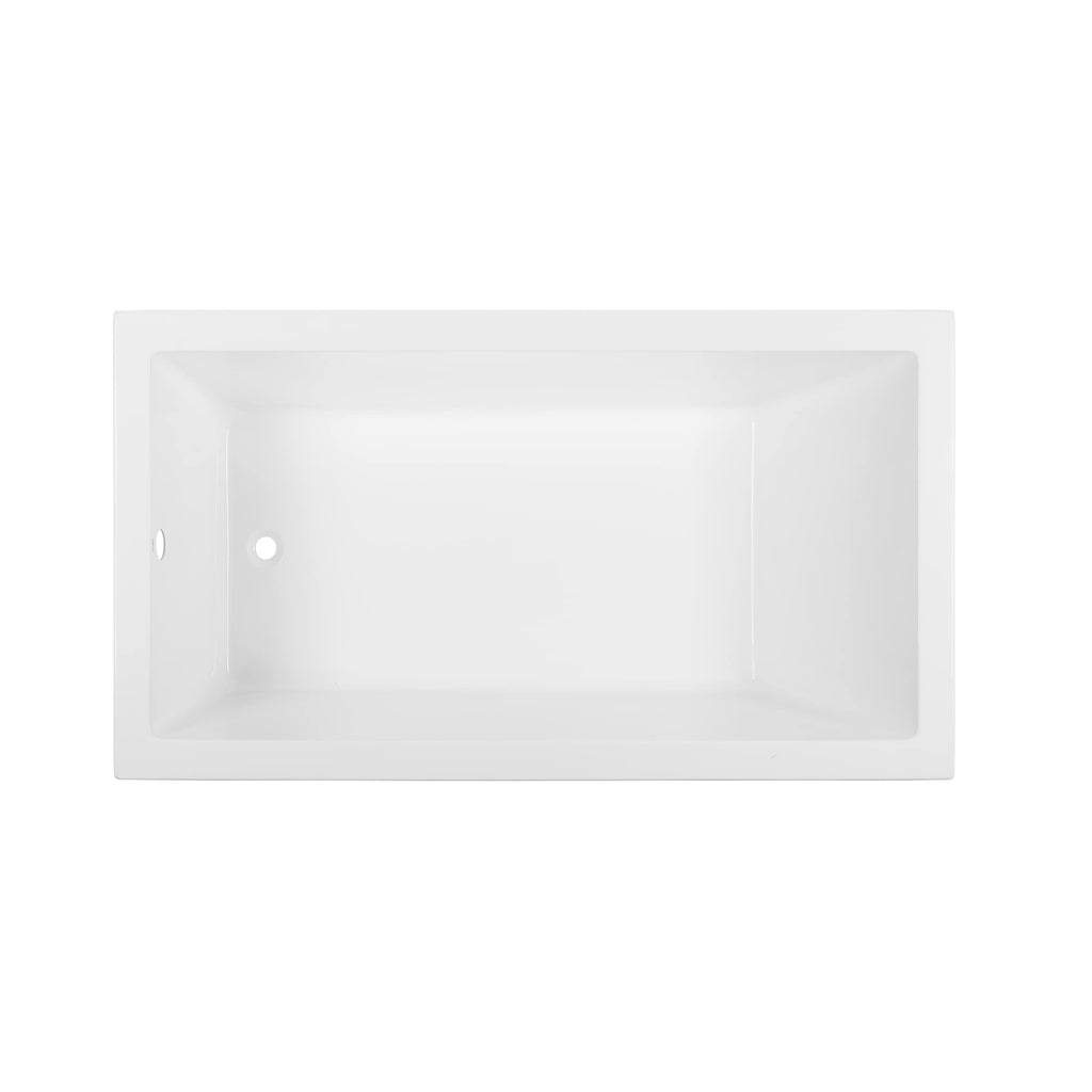 Swiss Madison Voltaire 66" x 36" Reversible Drain Drop-In Bathtub