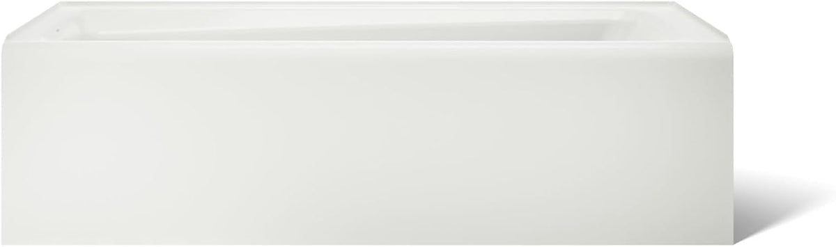 Kohler K-26069 Irvine 60" x 32" Cast Iron Alcove Bath with Integral Apron and Left Drain