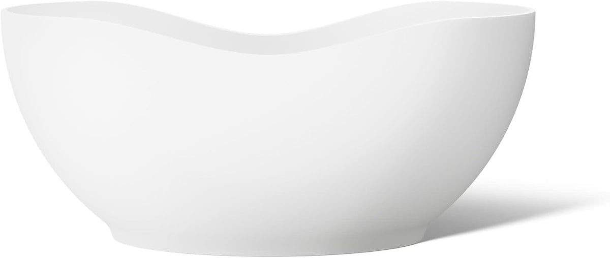 Kohler 1800-HW1 AbrazoÂ® 66" x 31-1/2" freestanding bath, Honed White