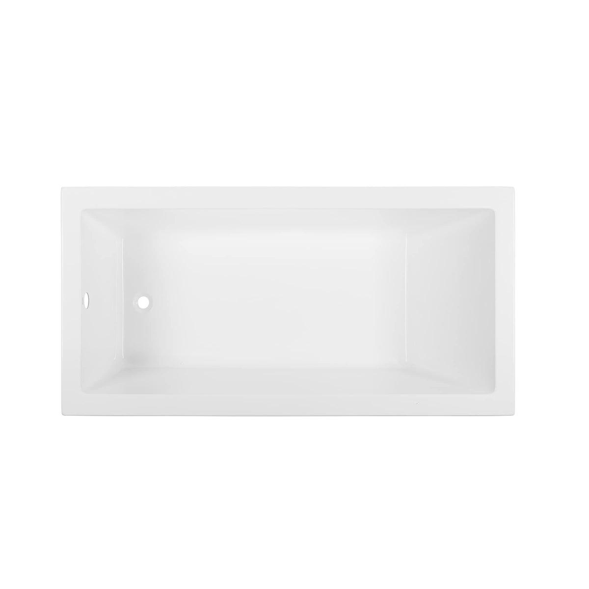 Swiss Madison Voltaire 66" x 36" Reversible Drain Drop-In Bathtub