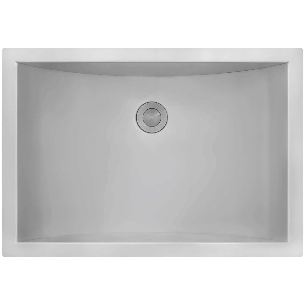 Ruvati 16x11-in Gunmetal Black 16-Gauge Bathroom Sink - RVH6107BL