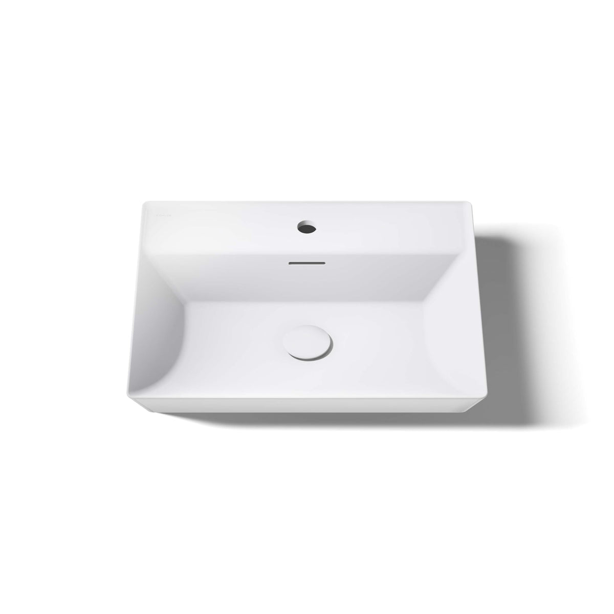 KOHLER Brazn Rectangle Vessel Bathroom Sink