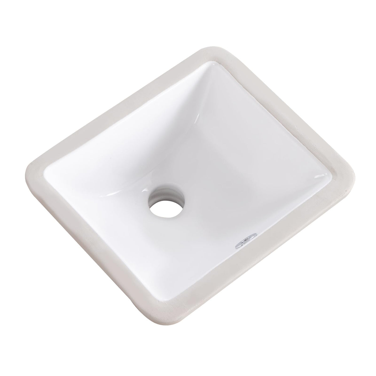 27 Inch Undermount Bathroom Sink with Overflow Rectangle Sinks