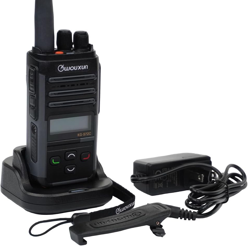 Wouxun KG-S72C Portable Handheld AM/FM CB Radio w/USB-C Charging Port