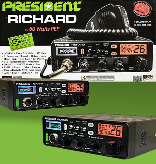 President Richard 10Meter Amateur Radio Service 28 to 29.7MHz