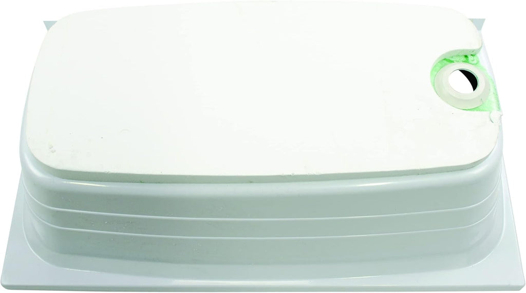 Lippert Replacement 24" x 40" White Bathtub with Right Drain, Scratch-Resistant ABS Acrylic for RVs, Travel Trailers, 5th Wheels, Motorhomes - W2440RHSPK