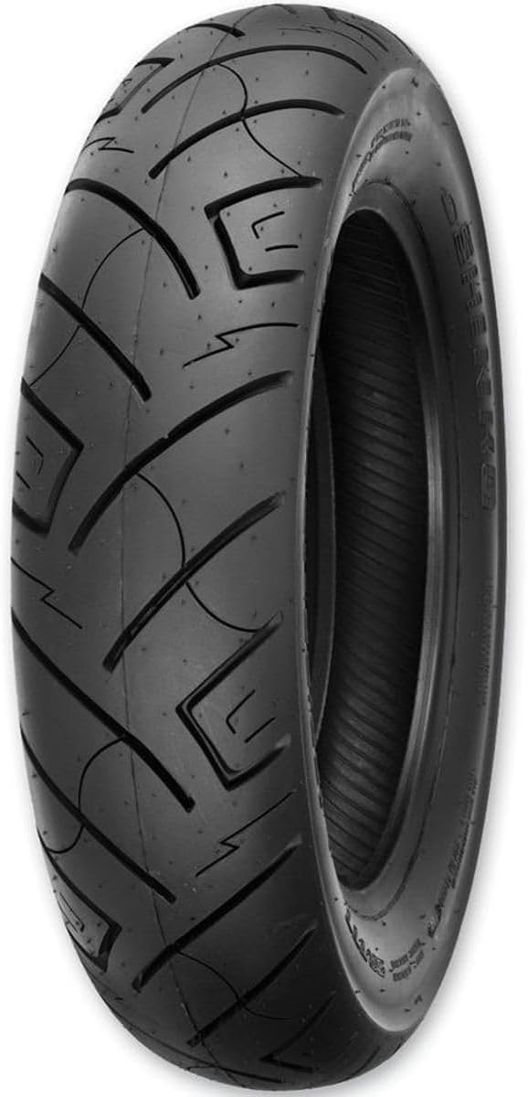 Shinko 87-4594 777 Rear H.D. Motorcycle Tire 130/90b-16 (73H) Black Wall