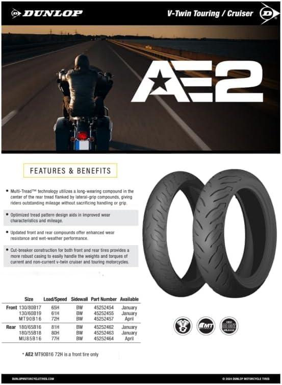 TIRE American Elite AE2 Rear 180/65B16 81H BIAS TL