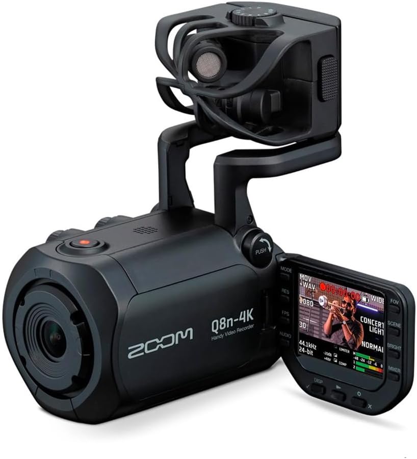 Zoom Q8n-4K Video Recorder for Musicians, Streamers & Filmmakers