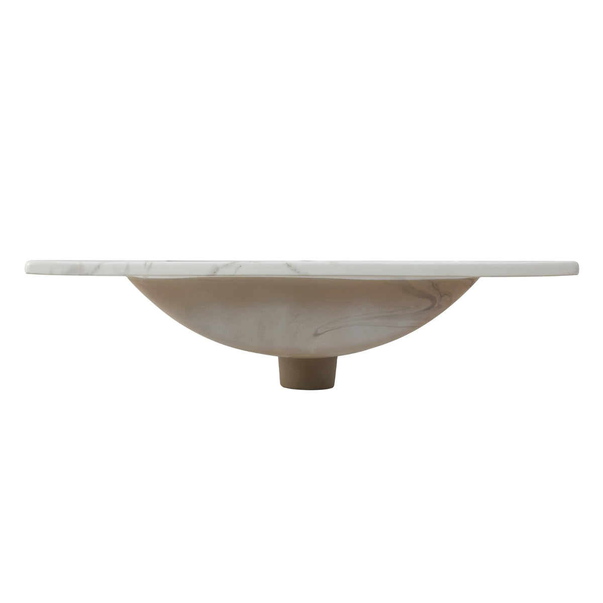 JONATHAN Y Ancillary 30" Bathroom 3-Hole Sink Top, White