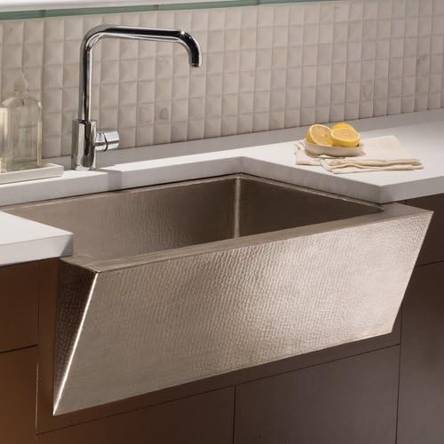 Native Trails CPS905 Aurora Copper Freestanding Bathtub, 72", Brushed Nickel