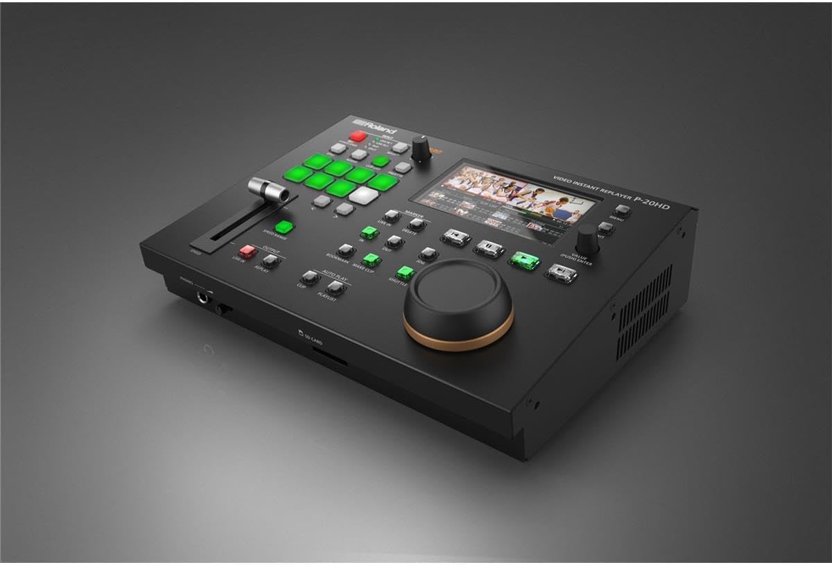 Roland P-20HD Slow-Motion Instant Video Replayer, Black
