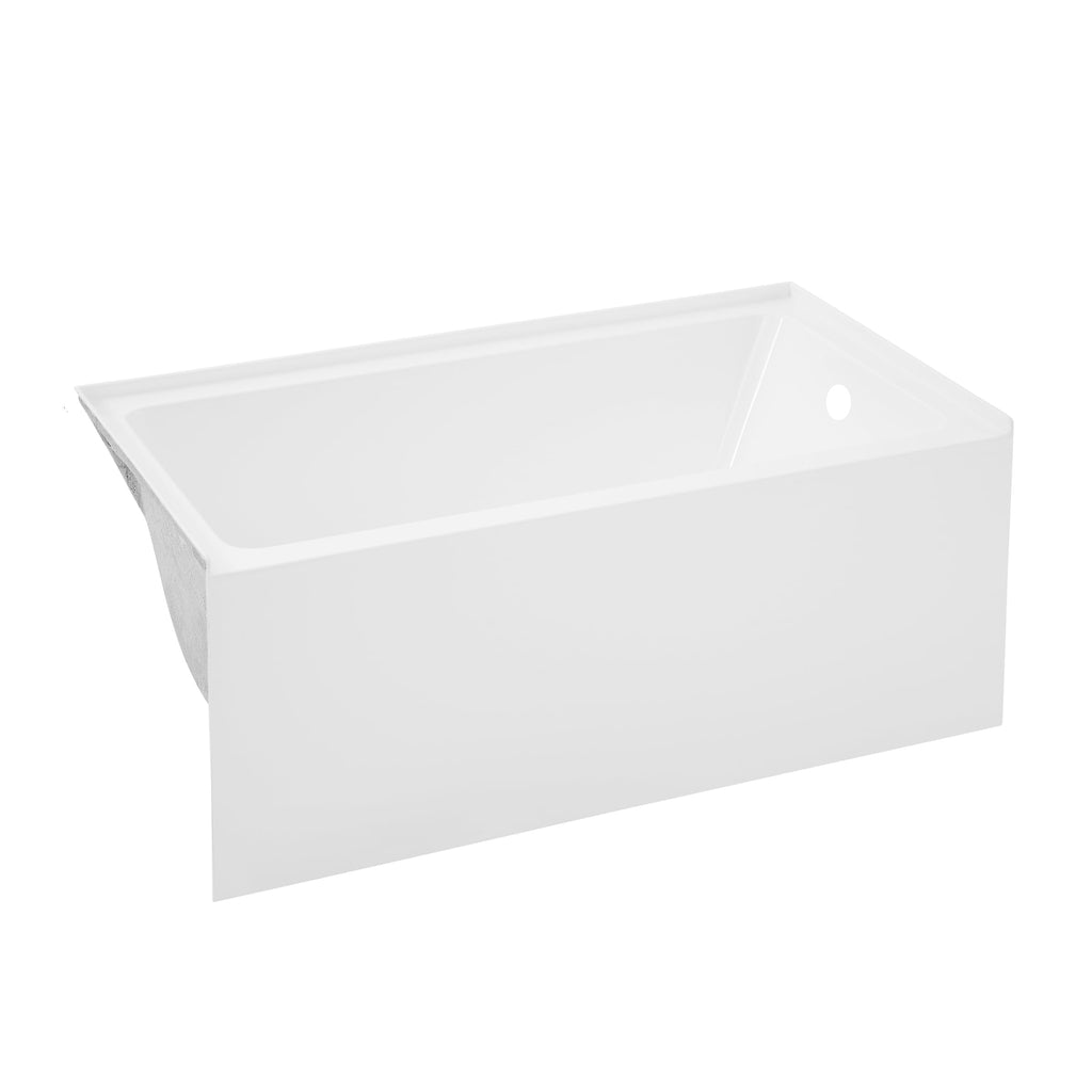 Voltaire 60" x 32" Right-Hand Drain Alcove Bathtub with Apron