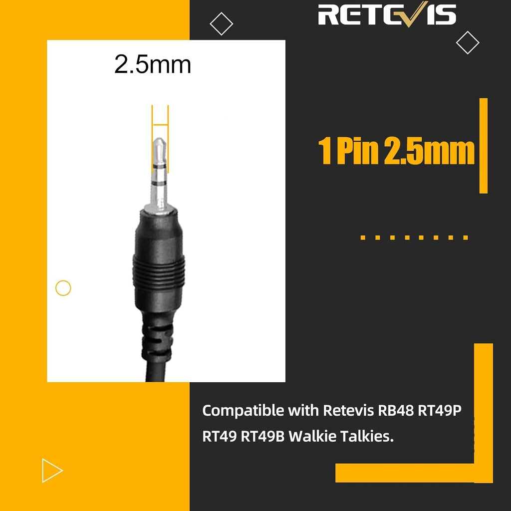 Retevis RB48 Military-Standard & IP67 Waterproof Walkie Talkies Long Range