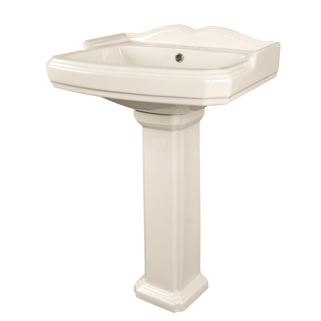 DeerValley Compact Bathroom Sink White 20"x17" Ceramic Sleek Basin DV-1P523
