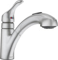 Moen Renzo Spot Resist Stainless One-Handle Pullout Kitchen or Laundry Faucet Featuring Power Clean, CA87316SRS