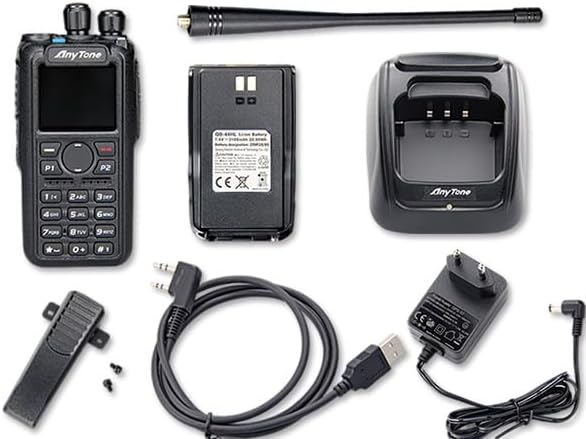 AnyTone AT-D878S 10W VHF DMR Ham Radio, 4000CH, GPS/APRS,