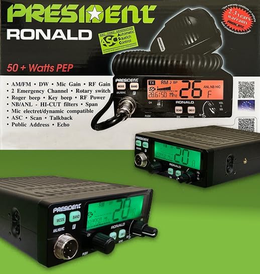 President Ronald 10 Meter Amateur Radio Service 28 to 29.7 MHz