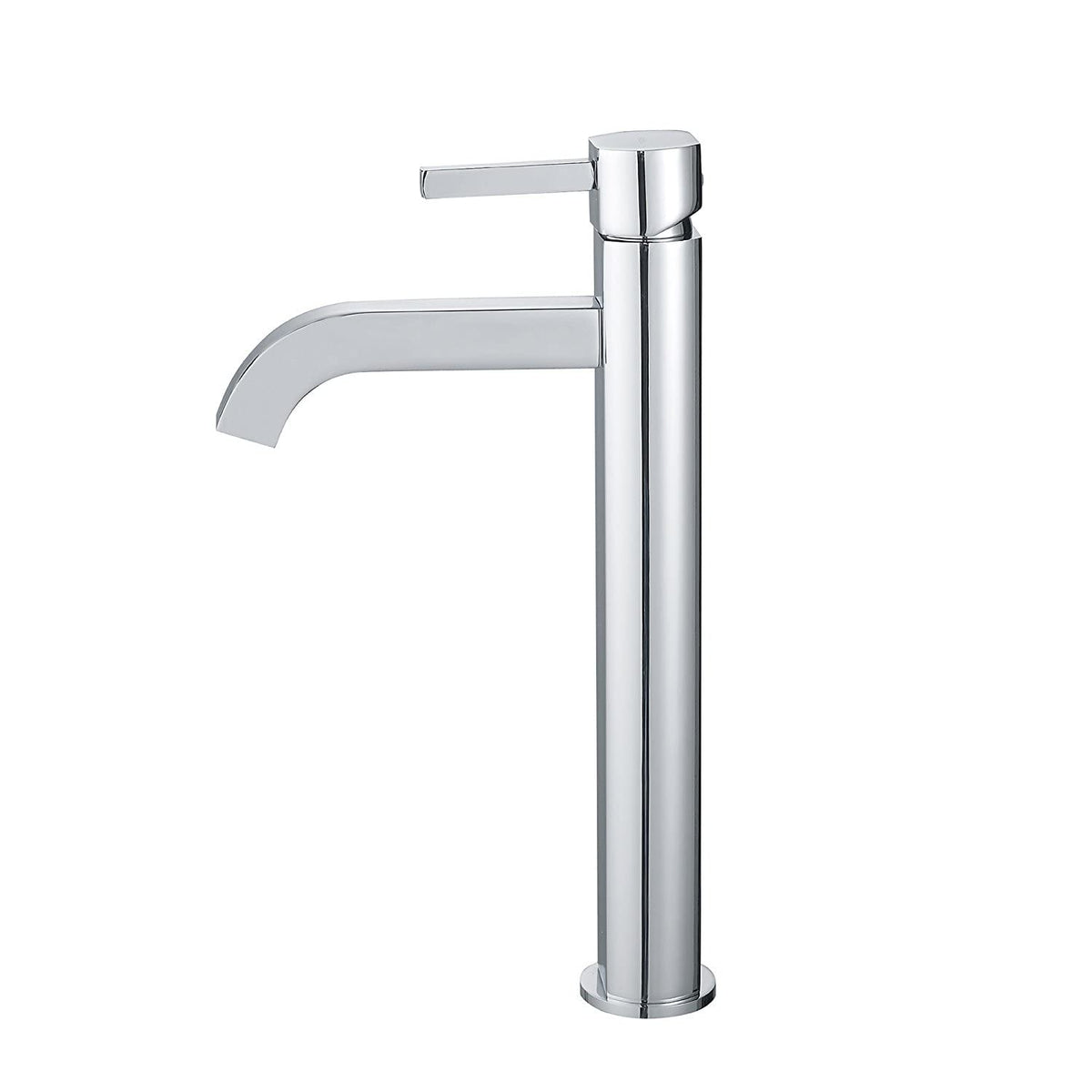 KRAUS Ramus Single Handle Vessel Sink Bathroom Faucet with Pop-Up Drain in Brushed Gold, KVF-1220BG