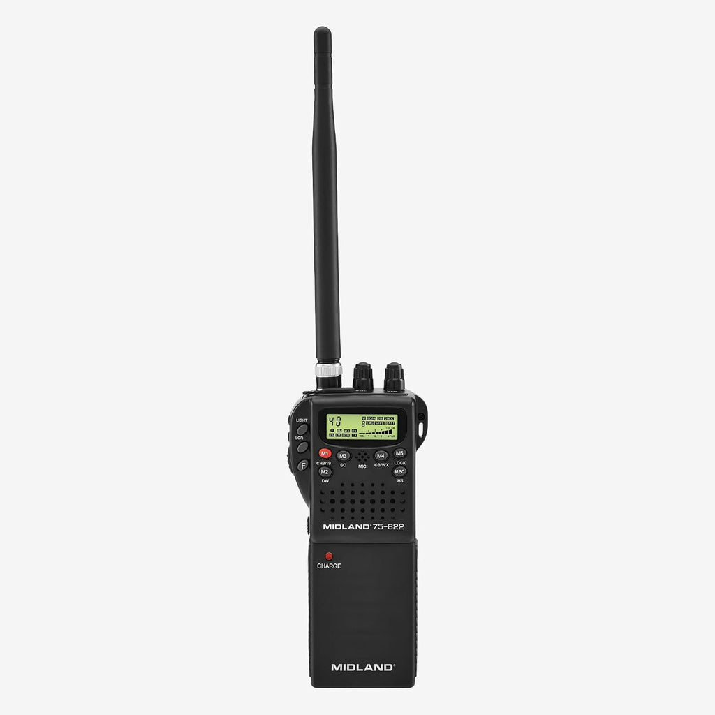 Midland 75-822 AM/FM Handheld CB Radio & Mobile CB Radio