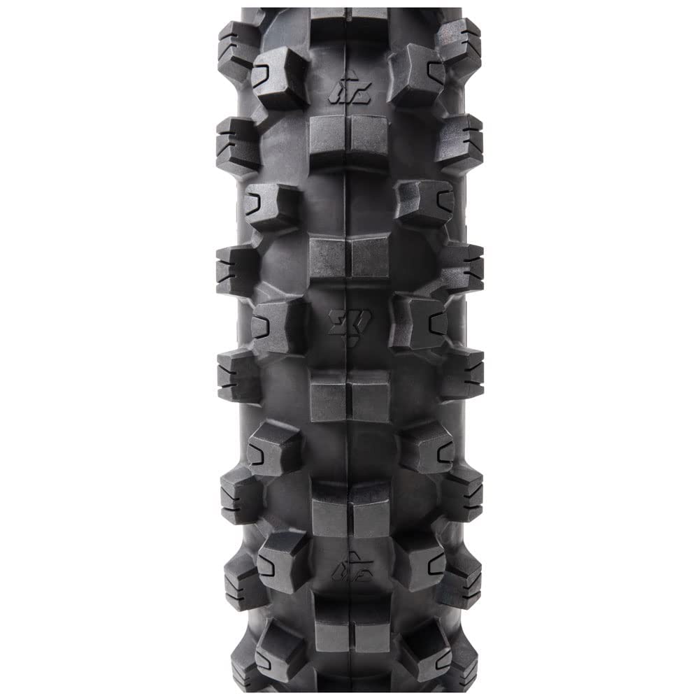 Tusk EMEX T-35 Soft/Intermediate Terrain Dirt Bike Front and Rear Tire Set ¨C Front 80/100x21 & Rear 120/90x18 ¨C Deep Tread Off-Road Trail Tires ¨C Tube Type Motocross Motorcycle Tires