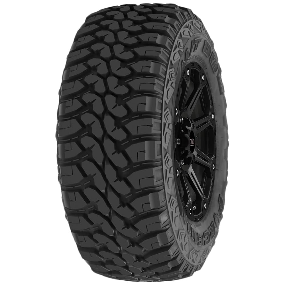 Forceum M/T 08 Plus Mud Off-Road Light Truck Radial Tire-LT265/70R17 265/70/17 265/70-17 121/118P Load Range E LRE 10-Ply BSW Black Side Wall