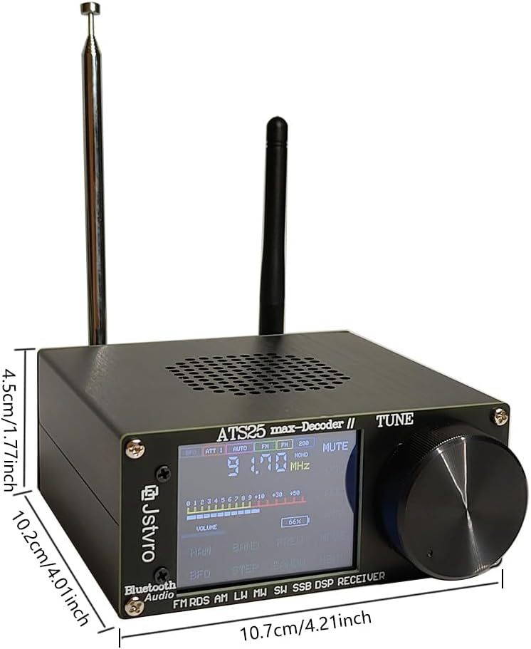 Upgraded SI4732 ATS25 Max-Decoder II Shortwave Radio Receiver