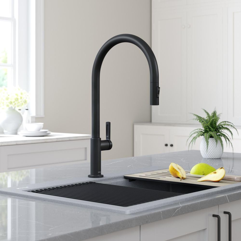 KRAUS Spot Free Stainless Steel Pull Down Kitchen Faucet KPF-2820SFS