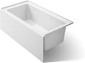 Kohler 1957-RA-0 UnderscoreÂ® 60" x 32" alcove bath right drain, White