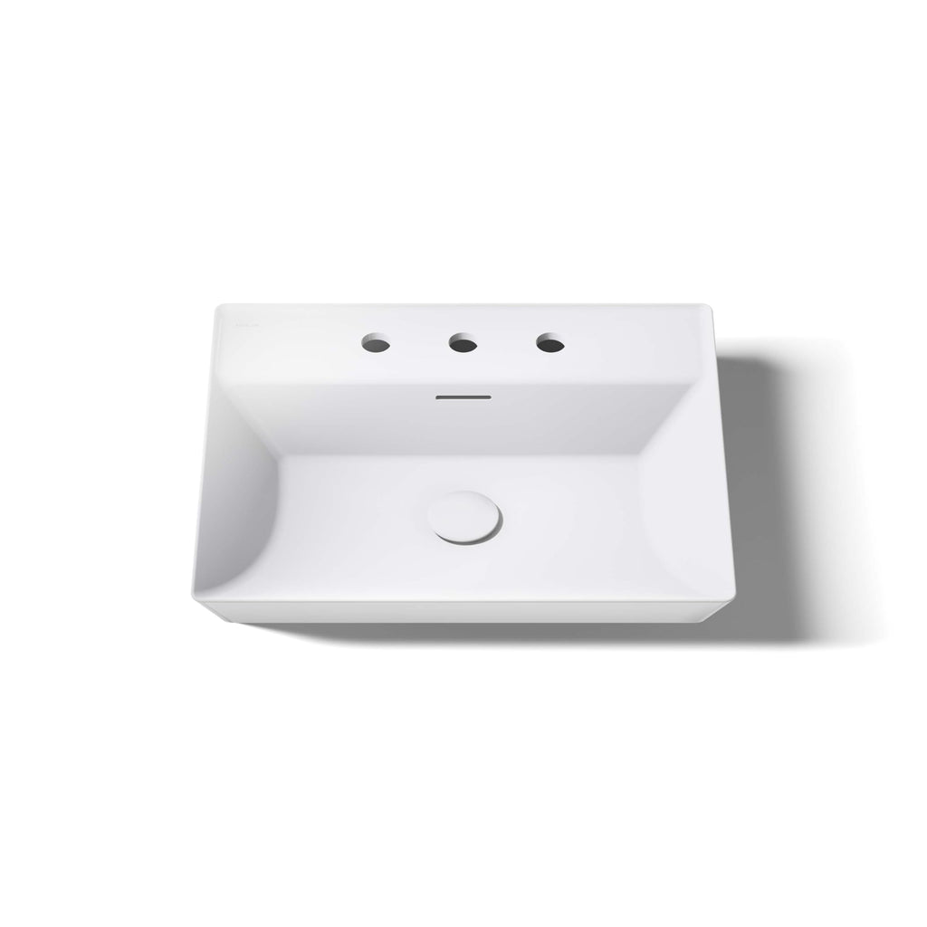 KOHLER Brazn Rectangle Vessel Bathroom Sink