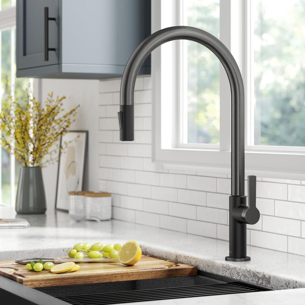 KRAUS Spot Free Stainless Steel Pull Down Kitchen Faucet KPF-2820SFS