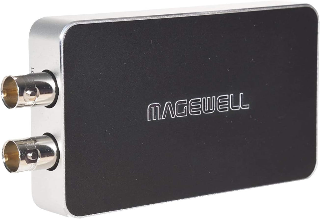 Magewell USB Capture SDI Plusâ 1-Channel SDI to USB 3.1 Audio/Video Capture with Loop-Through, Analog Line I/O, Up to 2K / 120fps (32050)