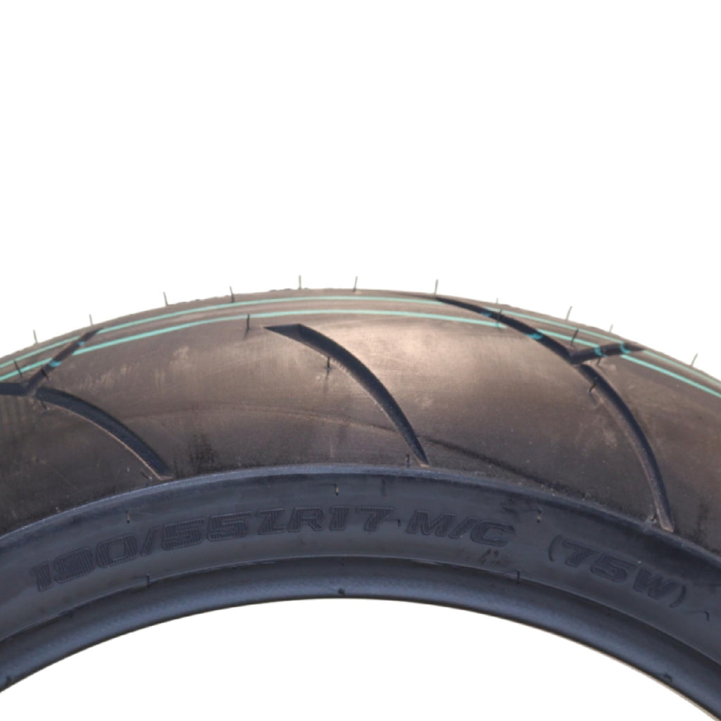 FULL BORE M1 Front Rear Motorcycle Tire Set 120/70ZR17 180/55ZR17 2 Pack