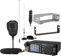 Retevis MB4 DIN Mount CB Radio kit with Antenna,External CB Speaker(1 Pack)