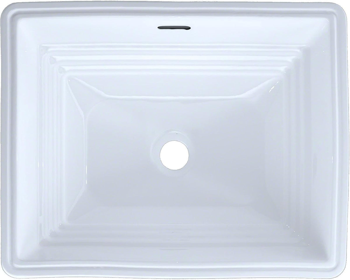 TOTOÂ® PromenadeÂ® Rectangular Undermount Bathroom Sink, Cotton White - LT533#01