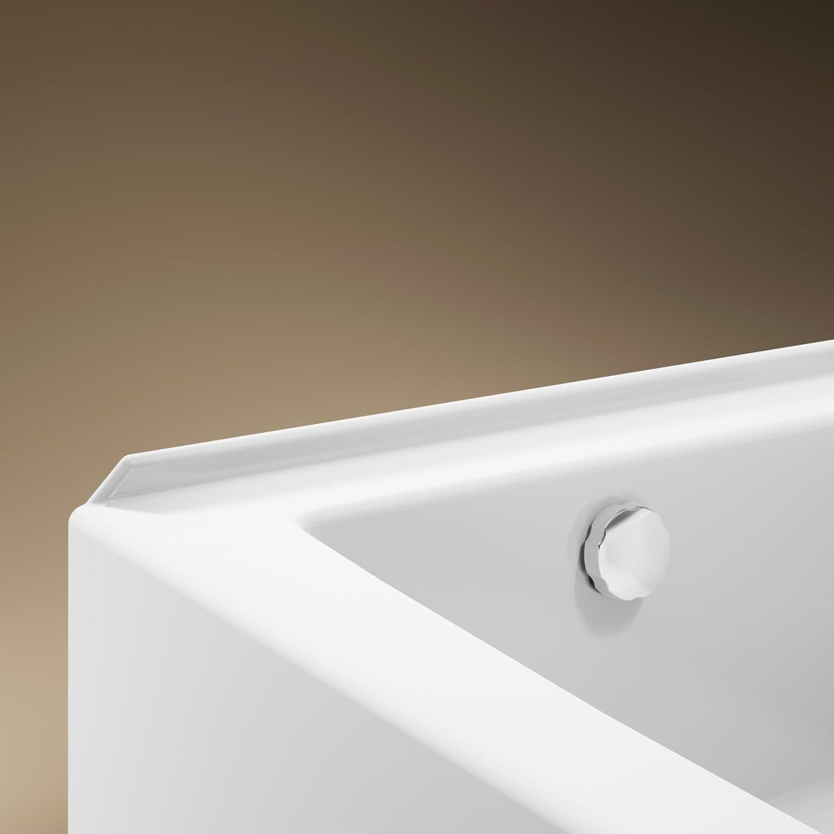 Kohler K-26108-LA-0 Entity 60" x 32" Alcove Bath, Left Drain Location, White (Drain Not Included)