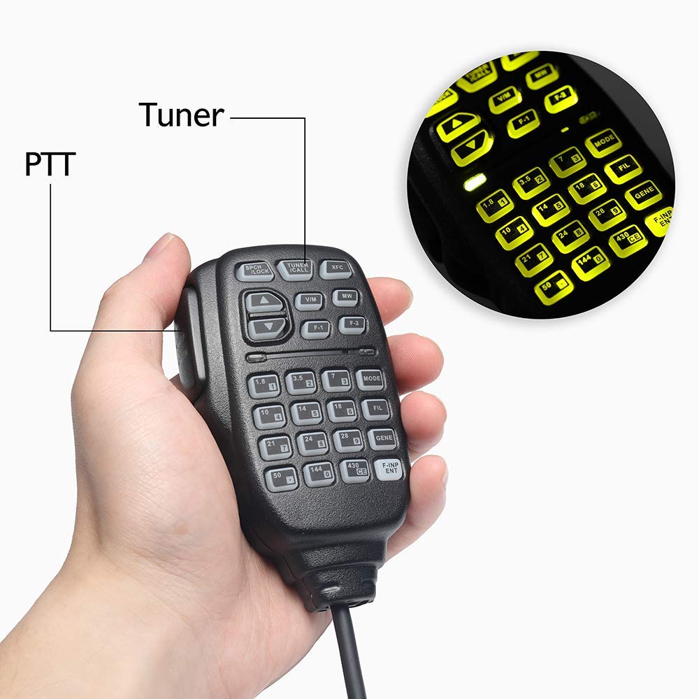 Xiegu G90 HF Radio Transceiver 20W SSB/CW/AM/FM SDR Structure with Built-in Auto Antenna Tuner