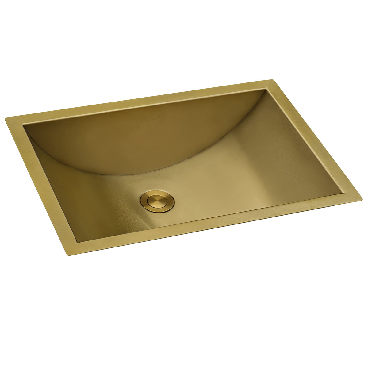 Ruvati 16x11-in Gunmetal Black 16-Gauge Bathroom Sink - RVH6107BL