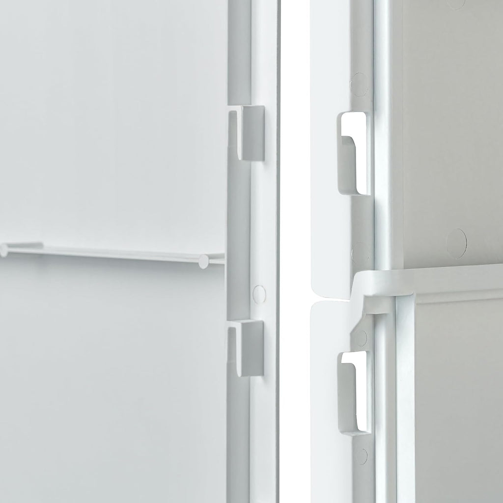 WOODBRIDGE 60â x 32â Four-Piece Direct-to-Stud Alcove Tub Surround with Left-Drain Hole Soaking Bathtub Combo in White