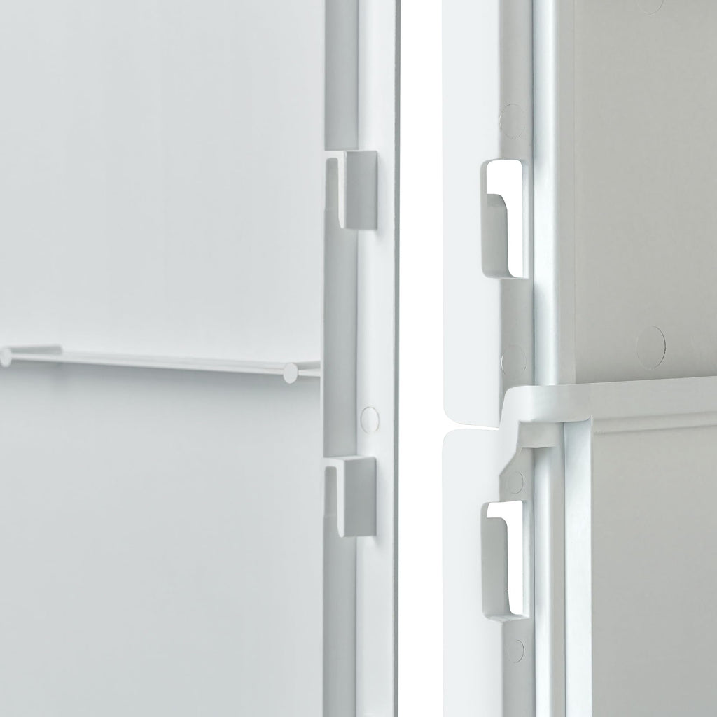 WOODBRIDGE 60â x 32â Four-Piece Direct-to-Stud Alcove Tub Surround with Left-Drain Hole Soaking Bathtub Combo in White