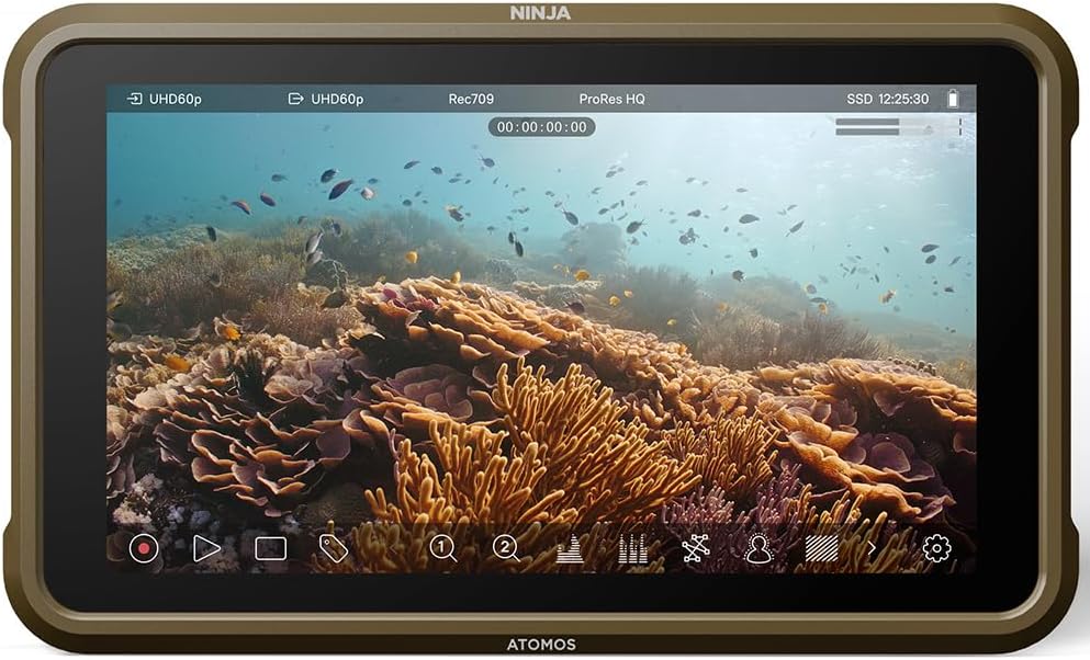 Atomos Ninja 5.2" 4K HDMI Recording Monitor + 240GB SE4 2.5" SSD Bundle â Portable On-Camera Recorder for DSLR, Cinema & Mirrorless Cameras