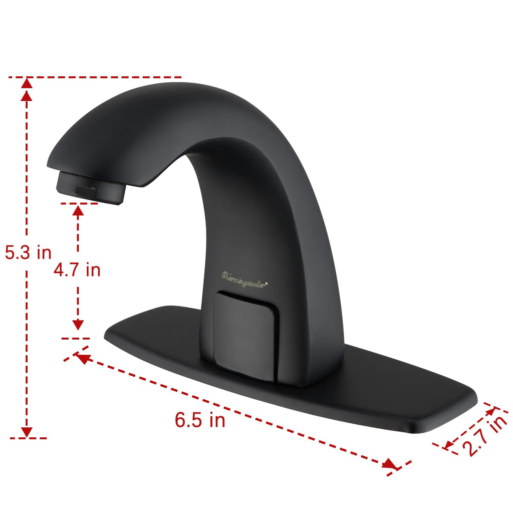 Charmingwater Touchless Bathroom Sink Faucet