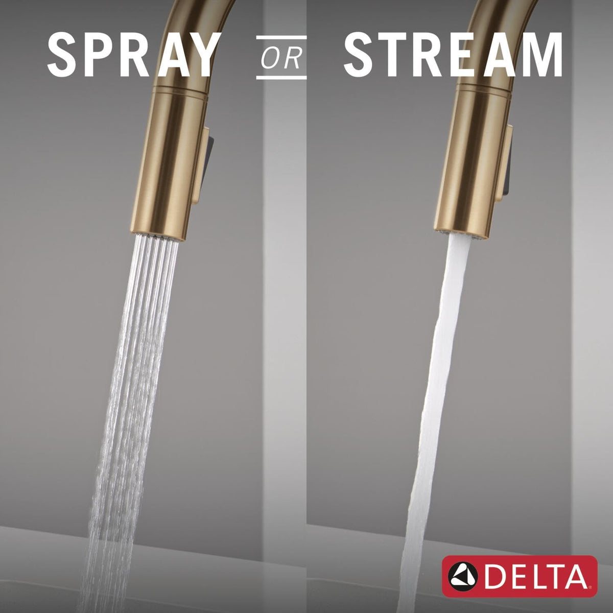 Delta Nicoli Brushed Nickel Kitchen Faucet with Pull Down Sprayer, Modern Single Hole Kitchen Sink Faucet, Single Handle, Stainless Steel 19867LF-SS