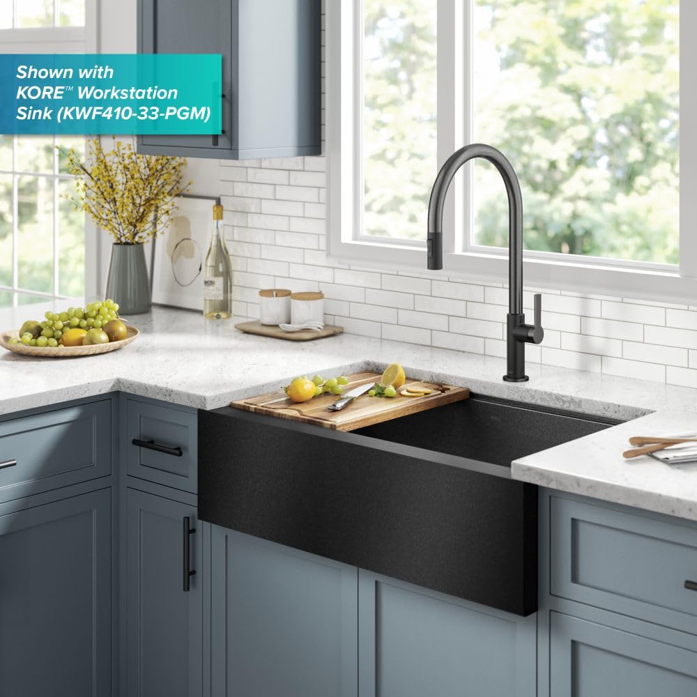 KRAUS Spot Free Stainless Steel Pull Down Kitchen Faucet KPF-2820SFS