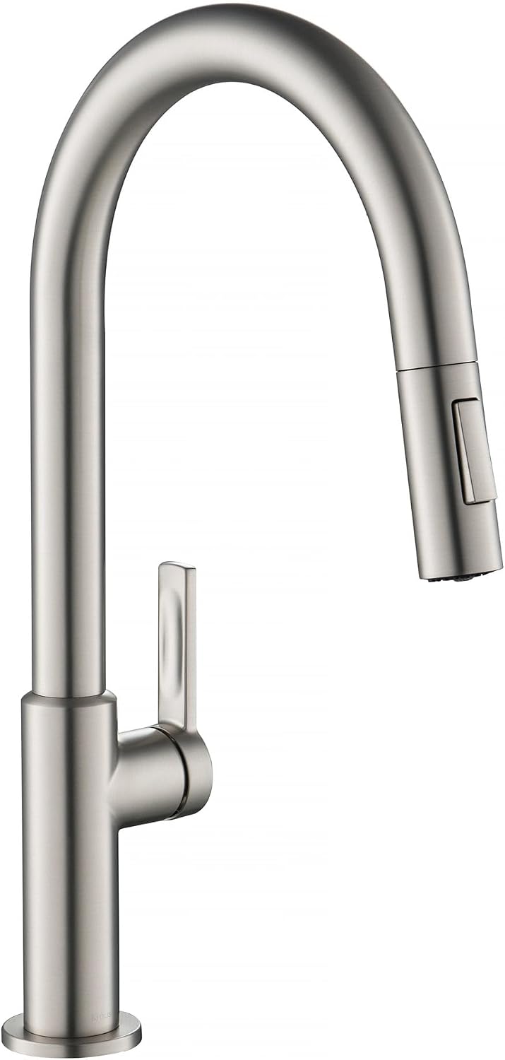 KRAUS Spot Free Stainless Steel Pull Down Kitchen Faucet KPF-2820SFS