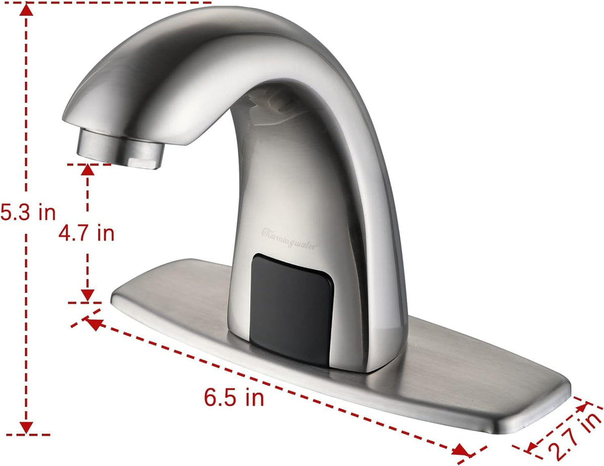 Charmingwater Touchless Bathroom Sink Faucet